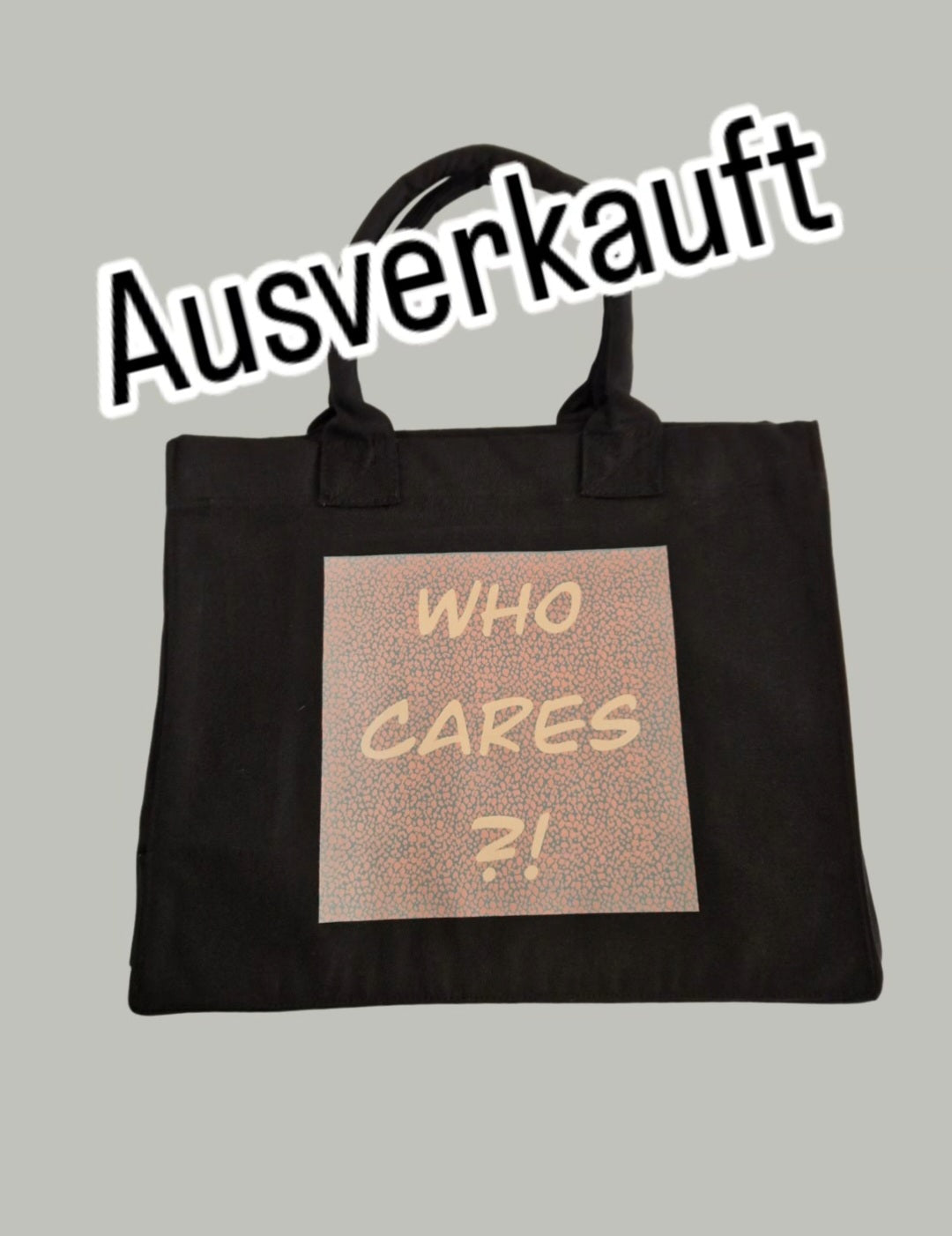 Shopper / who cares ? print yellow