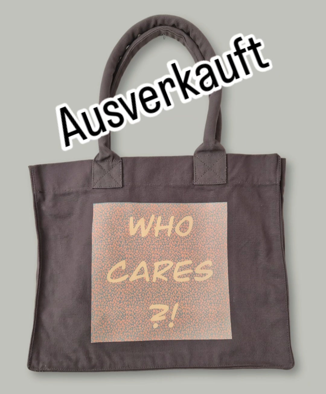 Shopper / who cares ? print yellow